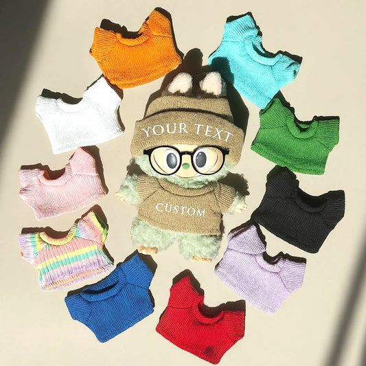 Custom Labubu Doll Shirt Set with Unique Logo