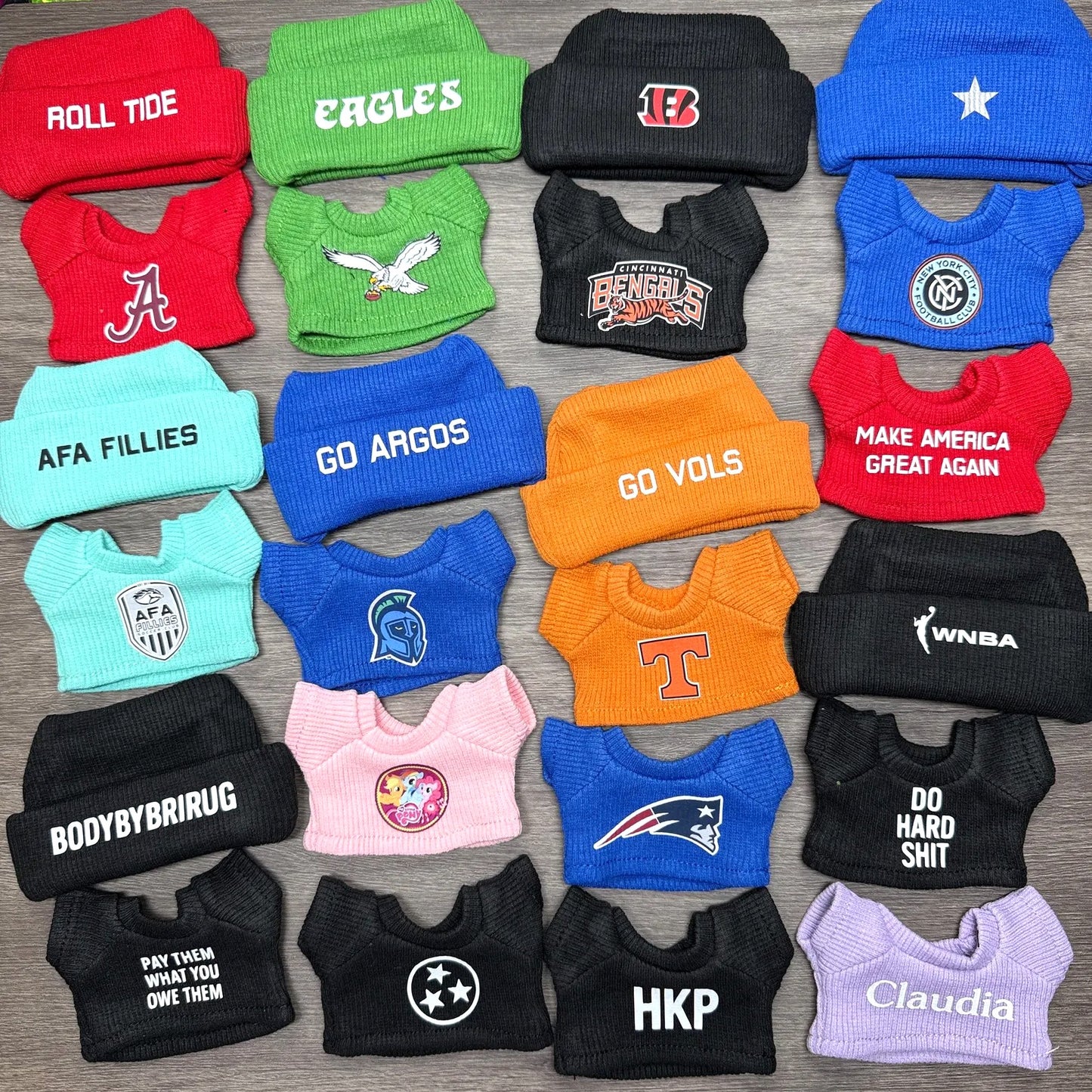 Custom Labubu Doll Shirt Set with Unique Logo