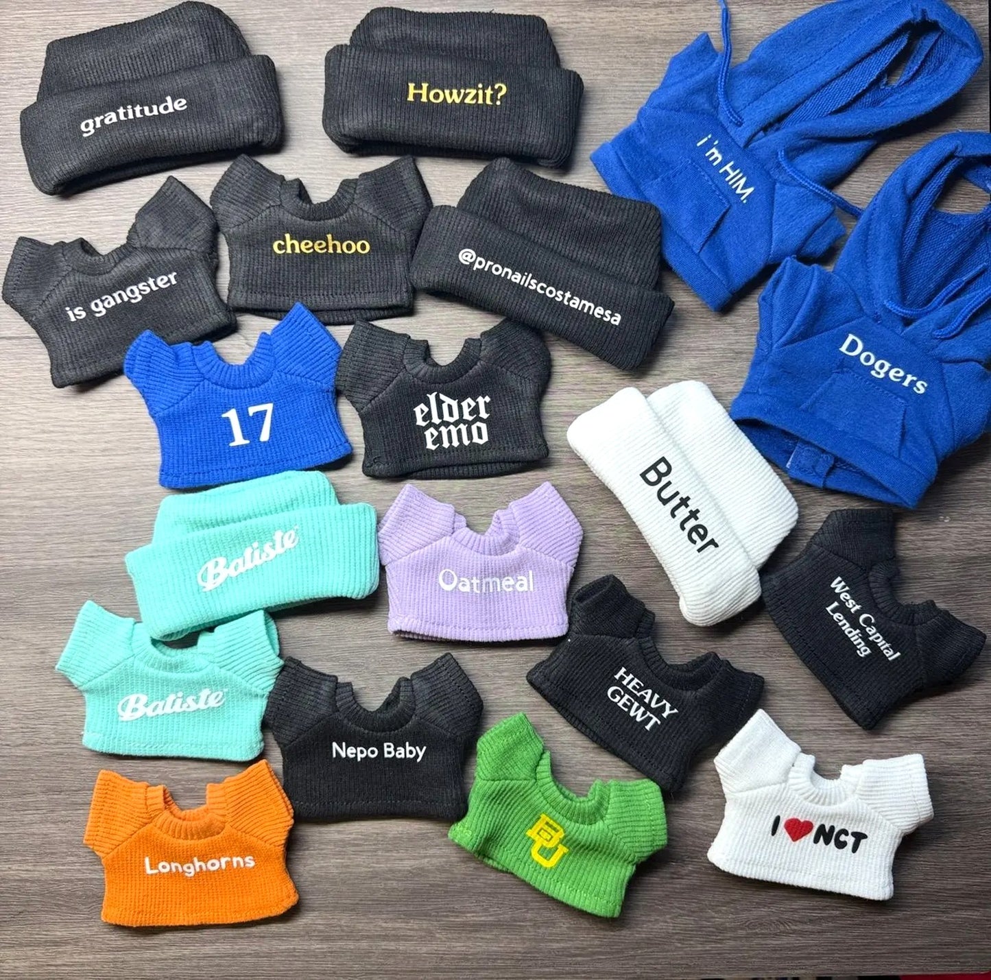 Custom Labubu Doll Shirt Set with Unique Logo